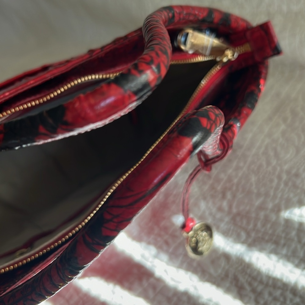 Brahmin Elaine Lipstick Ombre Melbourne leather bag NWOT - Picture 11 of 13